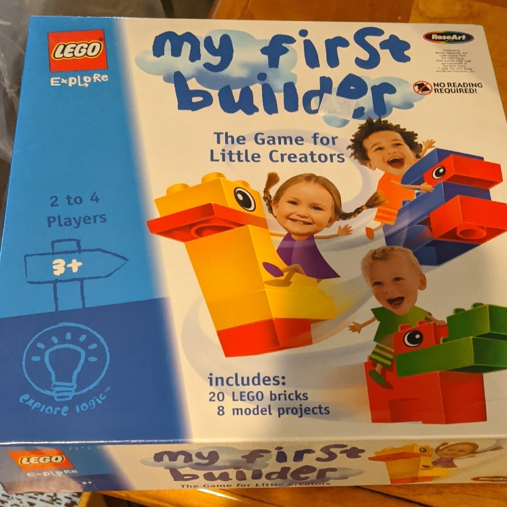 Vtg First Lego Explore My First Builder Game Preschool Little Creator Brand New